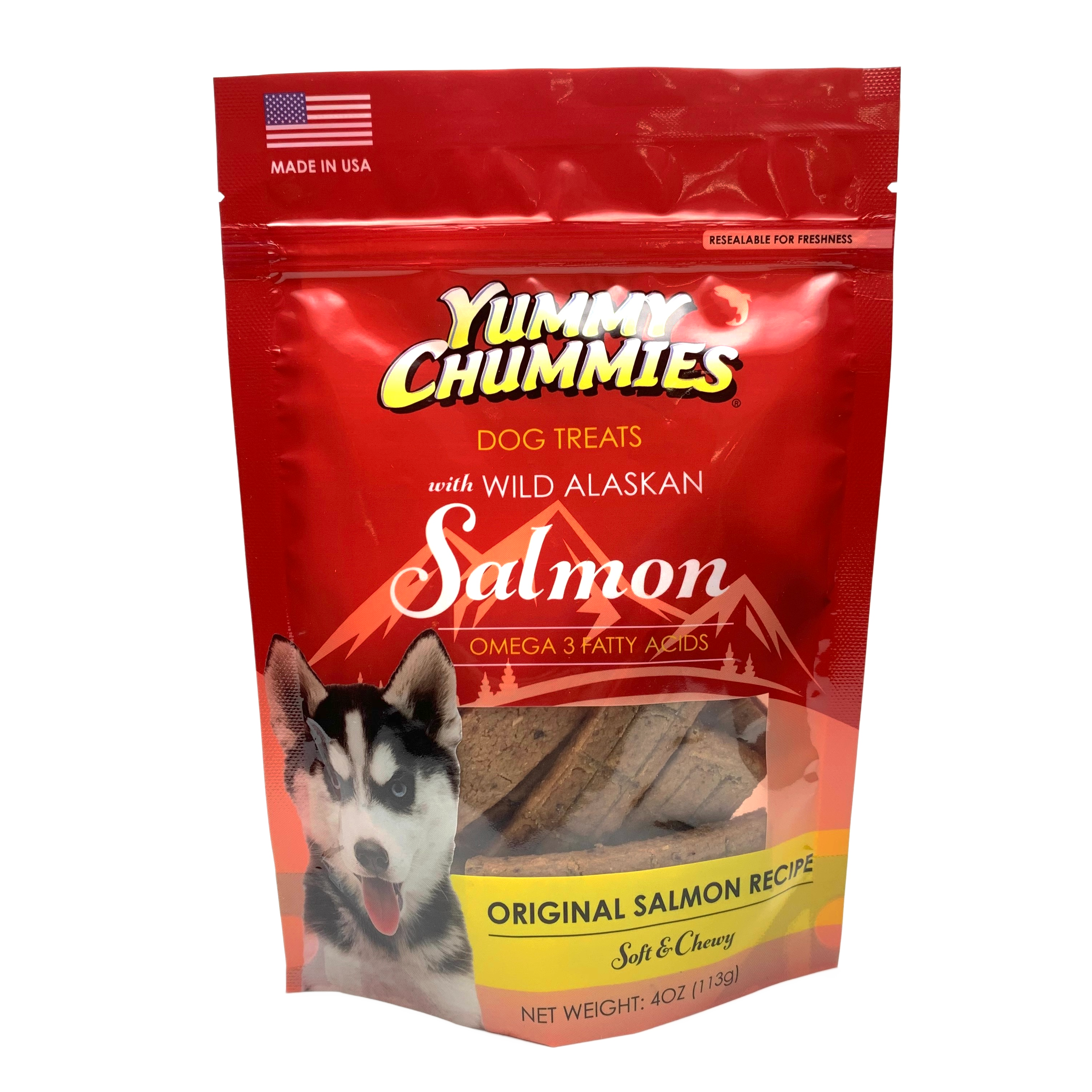 Yummy Chummies Original Salmon Recipe 4 oz