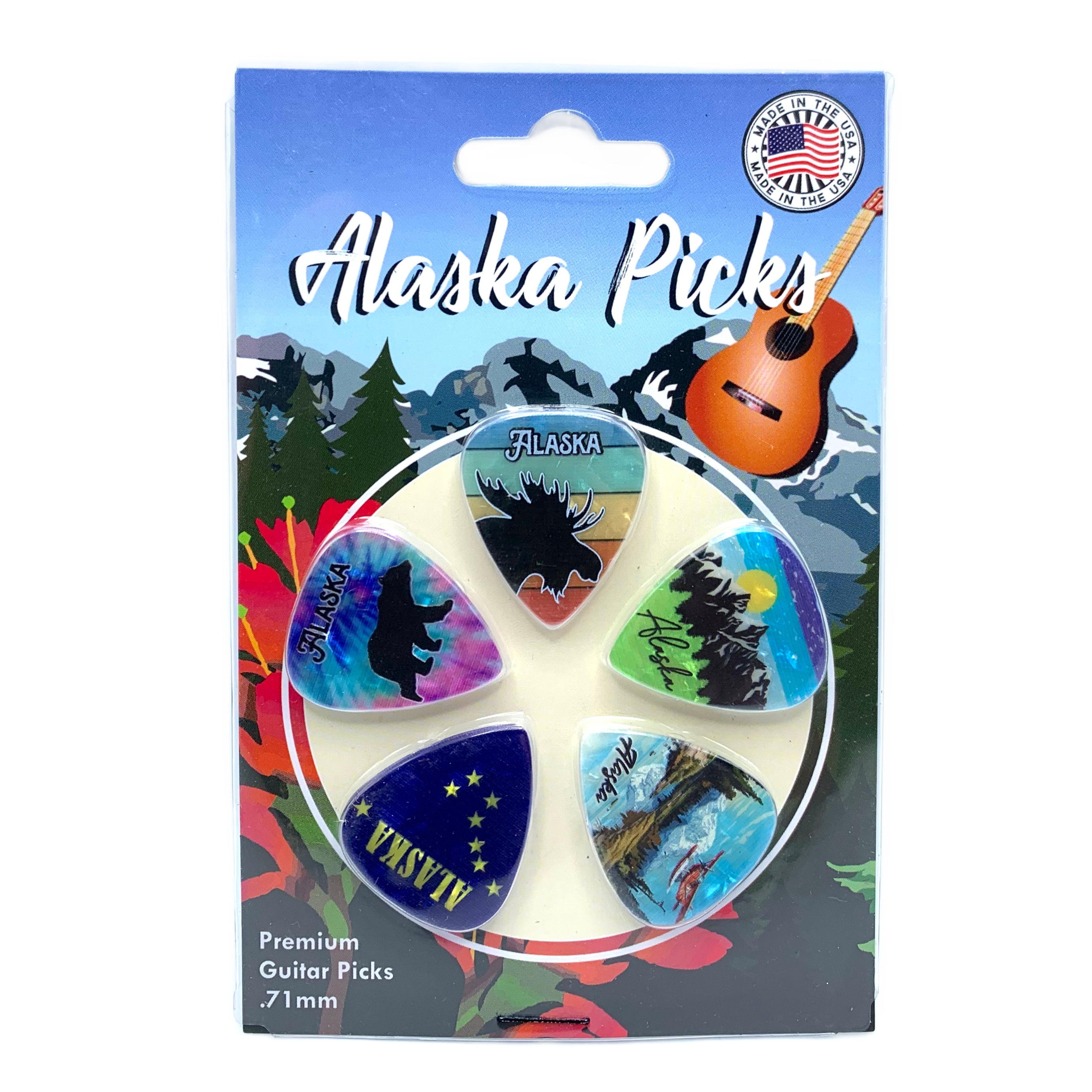 Alaska Guitar Pick Pack of 5