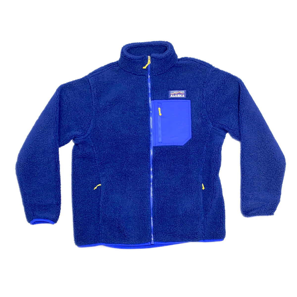 Admiral Blue Mountain Patch Alaska Sherpa Full Zip Jacket