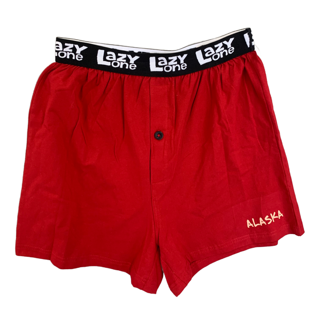 Bear Cheeks Alaska Men's Funny Boxer