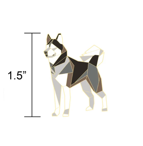 Siberian Husky Enamel Pin