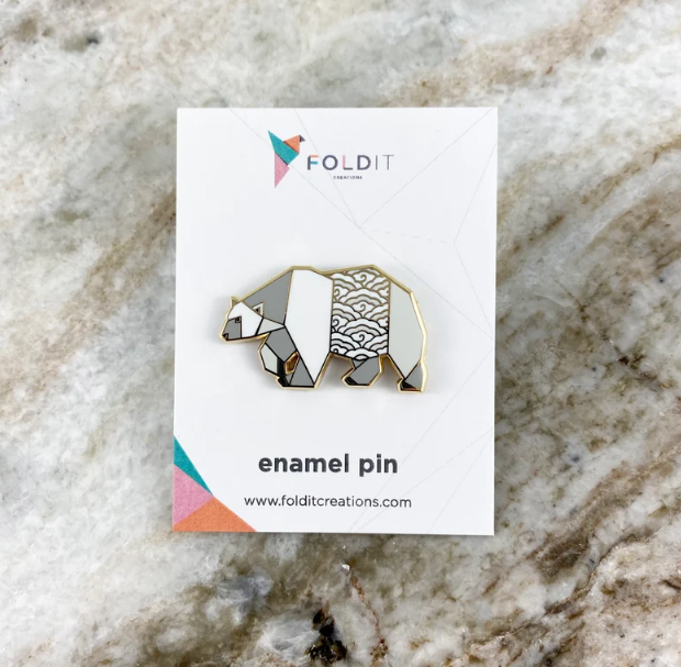 Polar Bear Enamel Pin