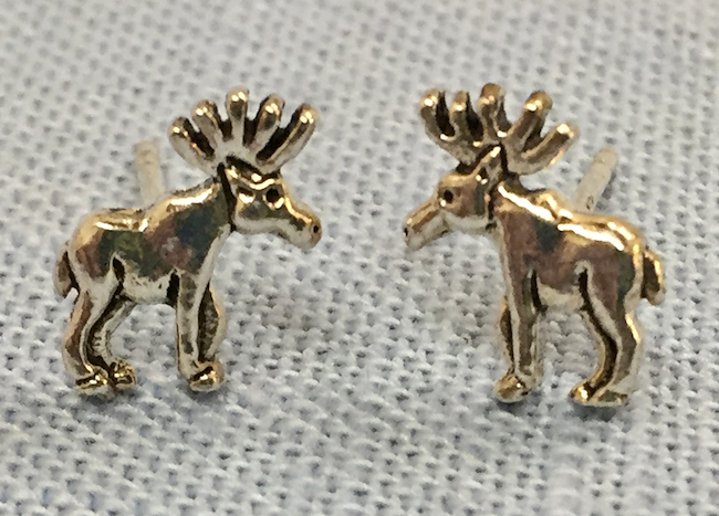 Mini Moose Earrings