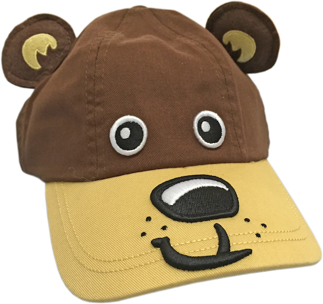 Brown Bear Toddler Baseball Hat