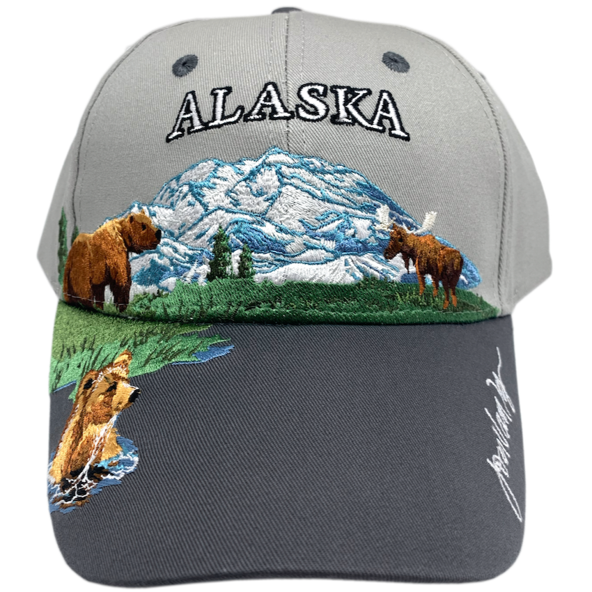 Scenic Wildlife Alaska Baseball Hat