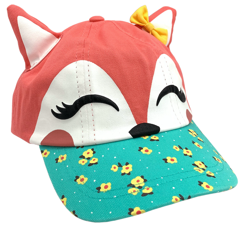 3D Fox Kids Alaska Baseball Hat