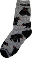 Bear Poses Alaska Socks