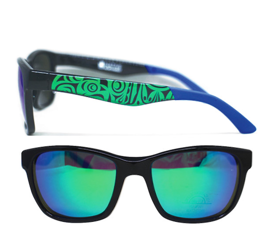 Thunderbird and Whale Totemic Sunglasses