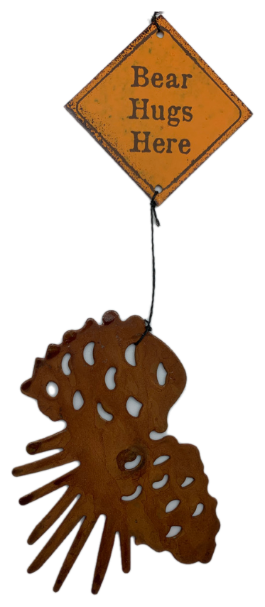 Bear and Cub Wind Chime 32"