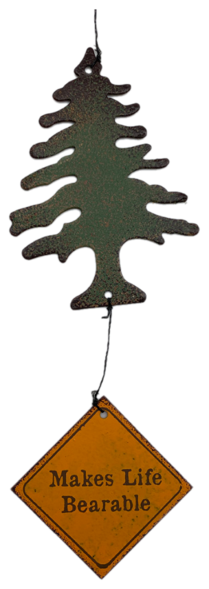 Bear and Cub Wind Chime 32"