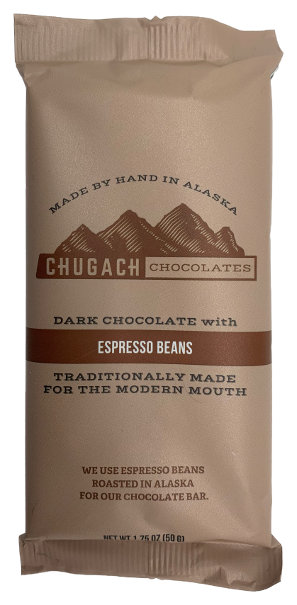 Espresso Beans Dark Chocolate Alaska Bar