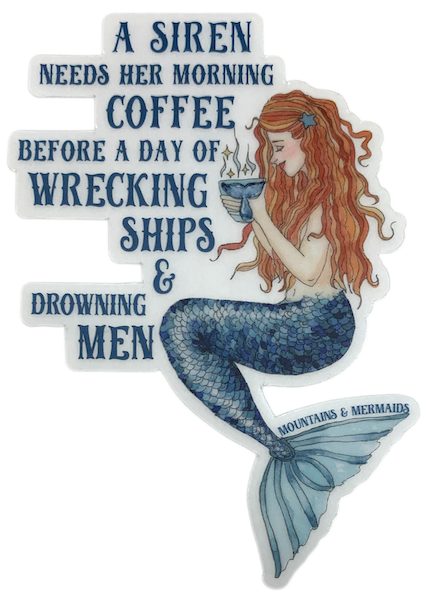 Siren's Brew Mermaid Sticker
