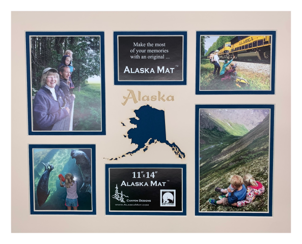 Alaska Photo Mat Horizontal 11x14