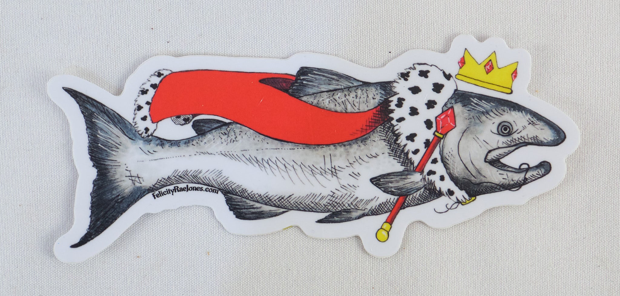 King Salmon Sticker
