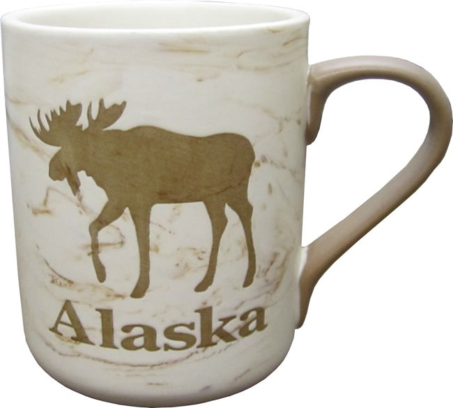 Moose Marbled Mug