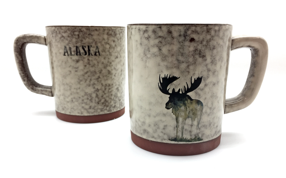 Nature Moose Alaska Pottery Mug