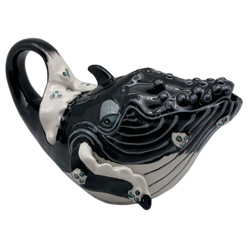 Humpback Whale Ceramic Teapot