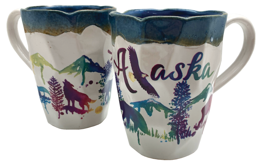 Watercolor Alaska Animals Mug