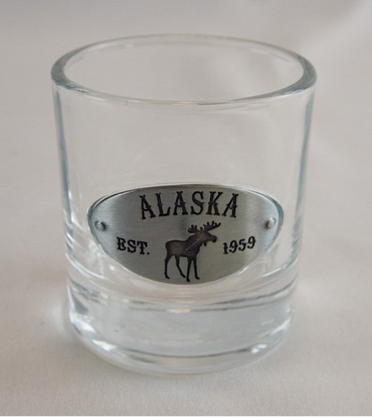 Medallion Alaska Whiskey Shot Glass