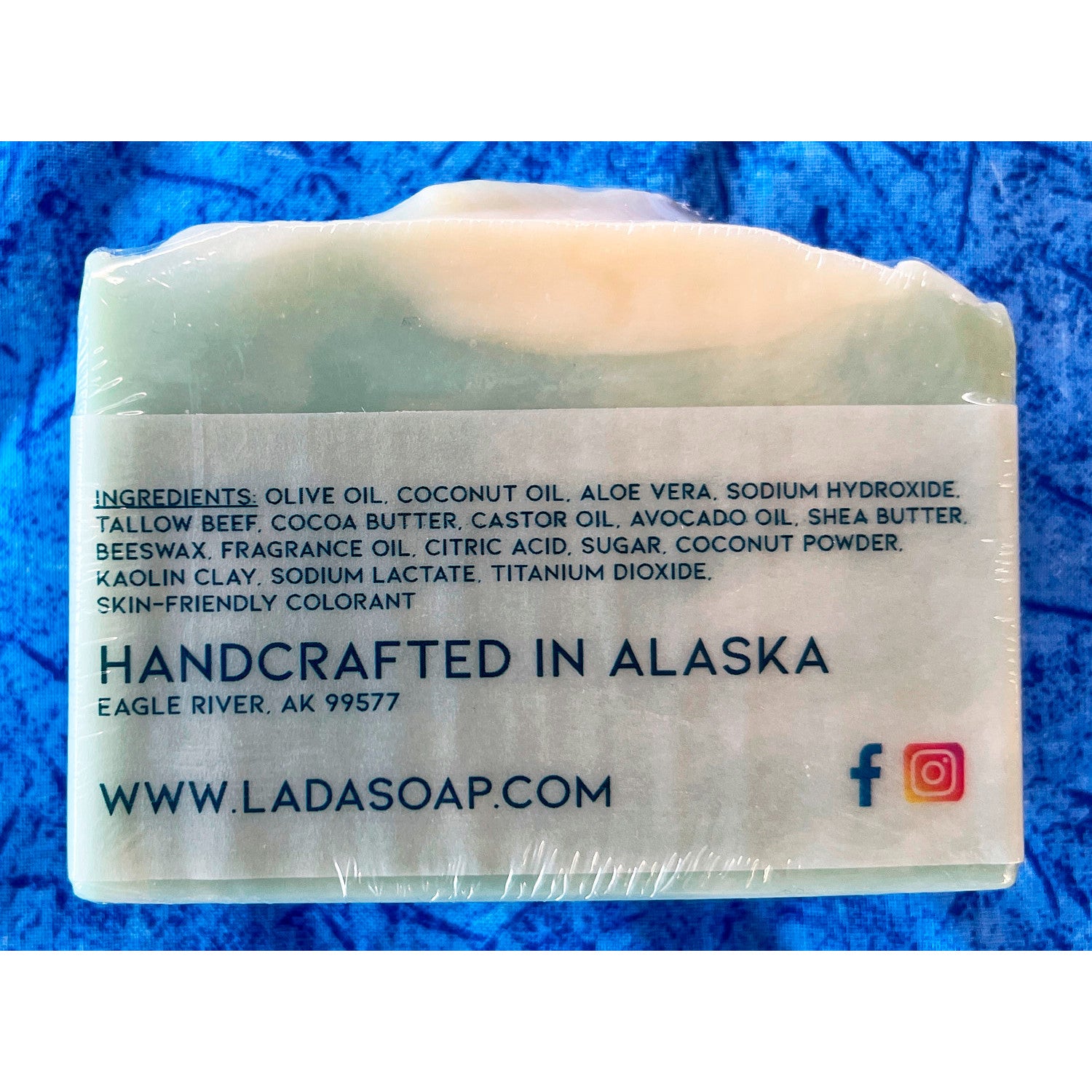 Alaska Glacier Slice Soap Bar 5 oz