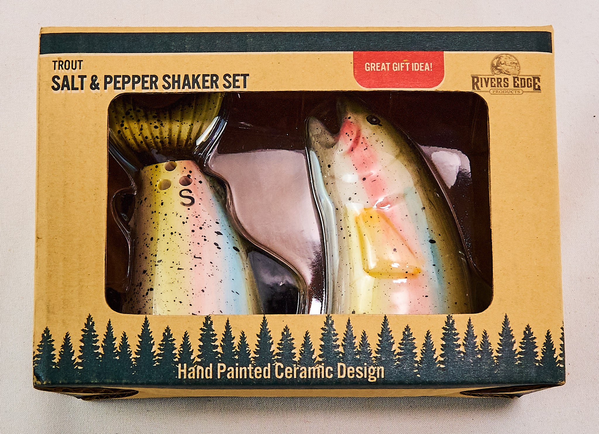 Rainbow Trout Salt and Pepper Shakers