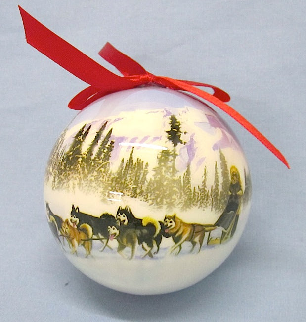 Dogteam Alaska Spliced Ball Ornament