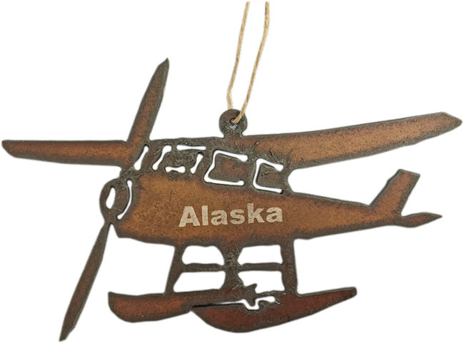 Float Plane Alaska Metal Ornament