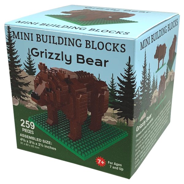 Grizzly Bear Mini Building Blocks