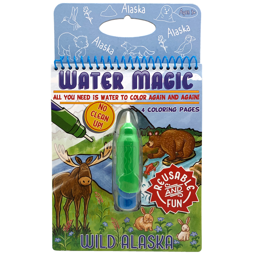 Water Magic Reusable Coloring Book