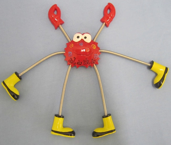 Spring Legged Crab Magnet With Boots