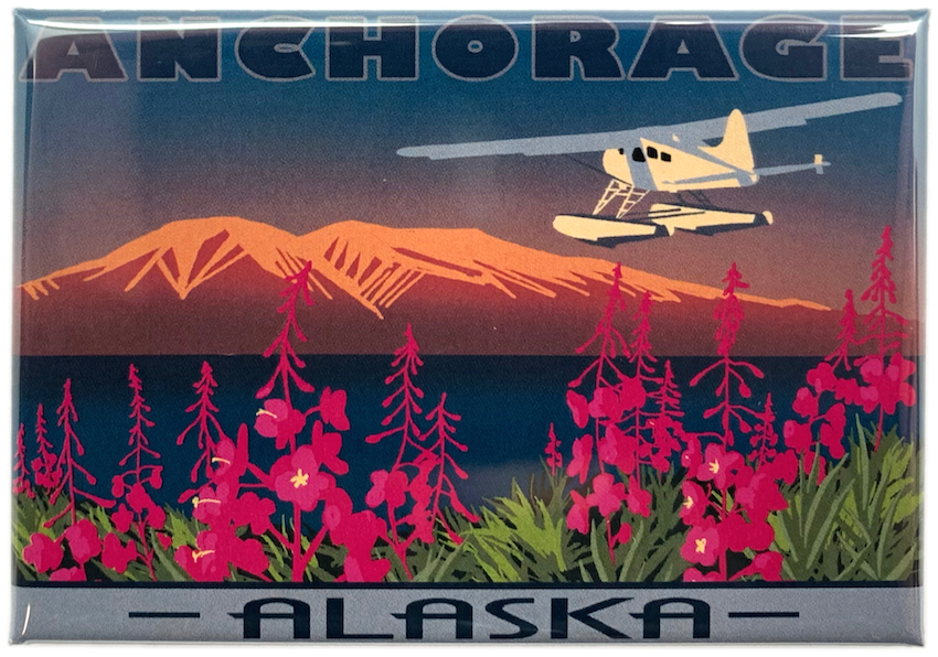 Anchorage Fireweed Magnet