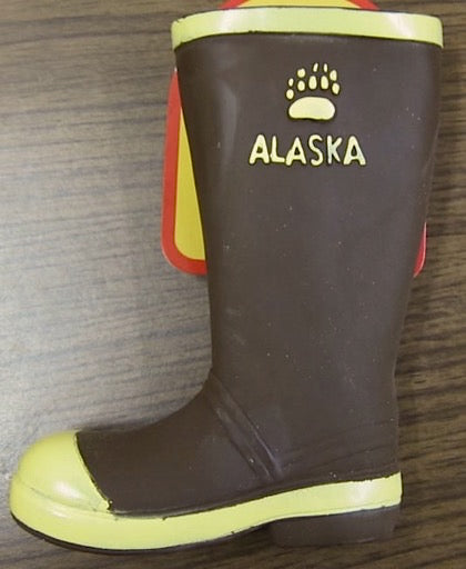 Rubber Boot Alaska Squeaky Dog Toy