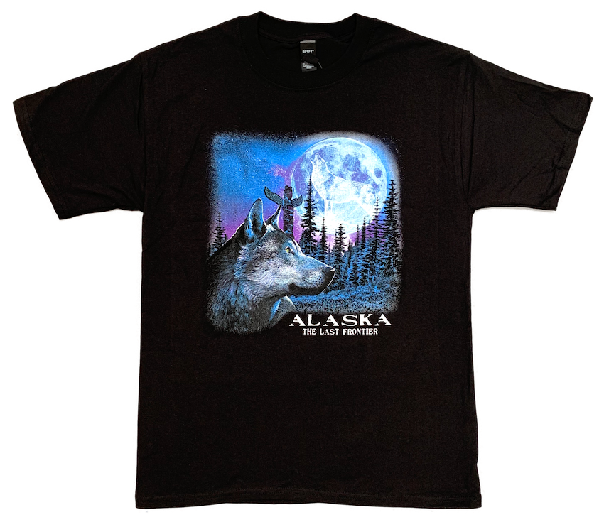 Wolf Glow Alaska T-shirt