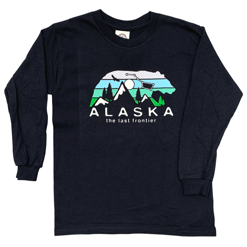 Bear Glo Alaska Kid's T-shirt