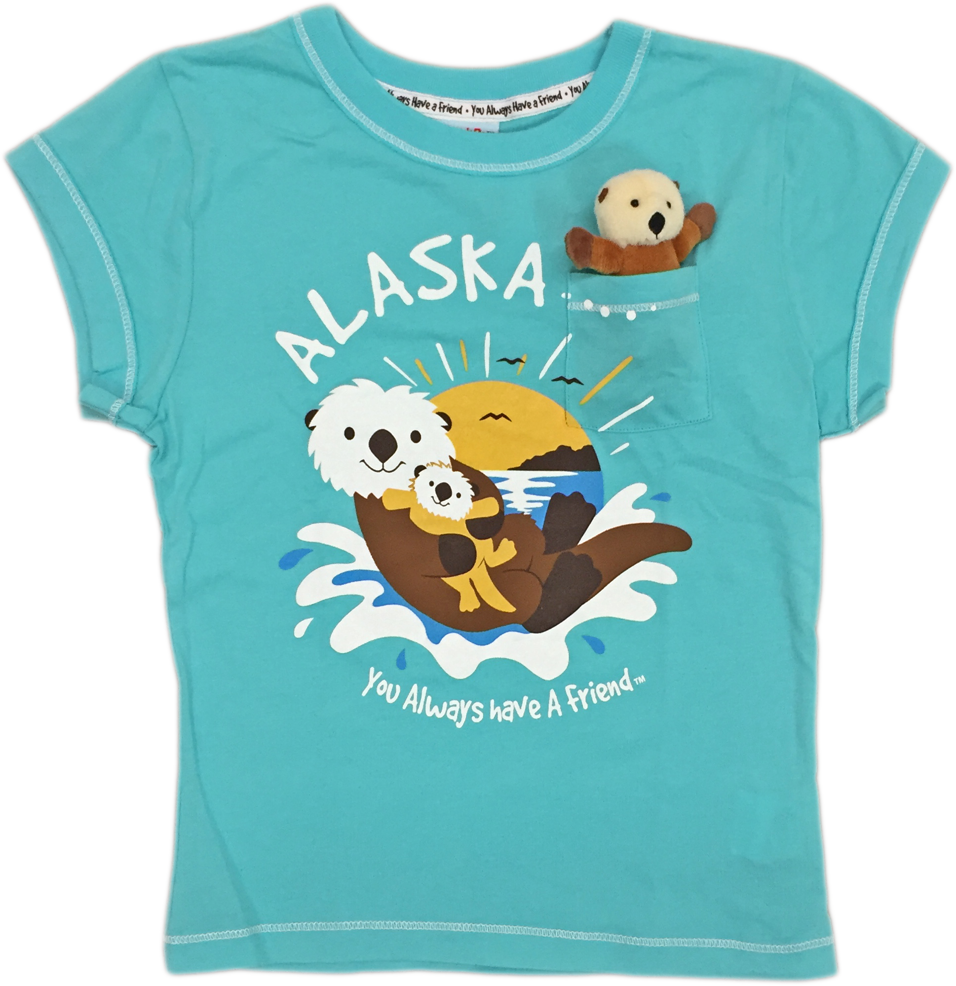 Alaska Pocket Otter Kids T-shirt