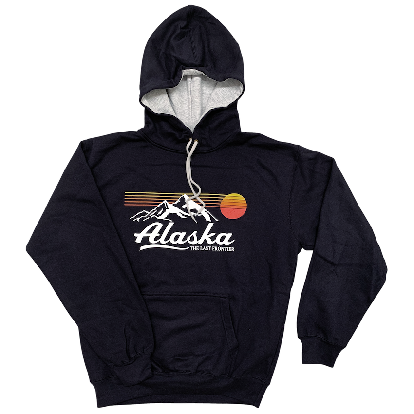 Navy Future Mountain Alaska Hoodie