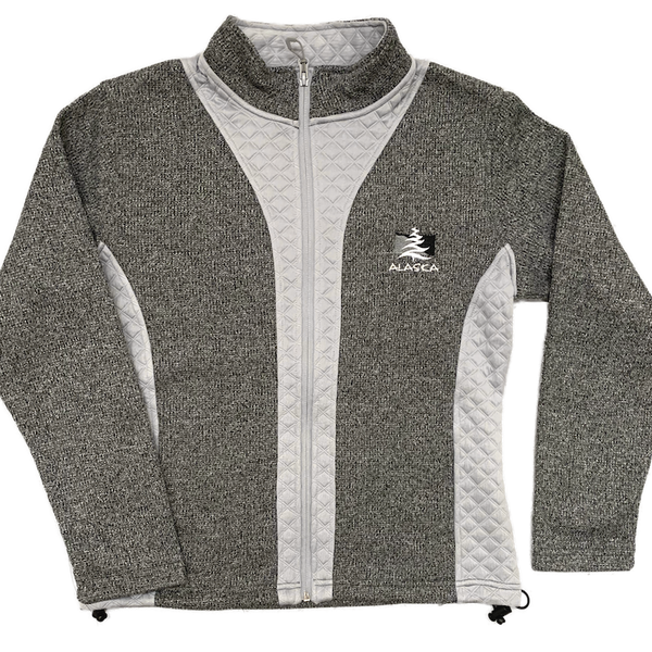 Alaska Coarse Weave Quilted Ladies Jacket