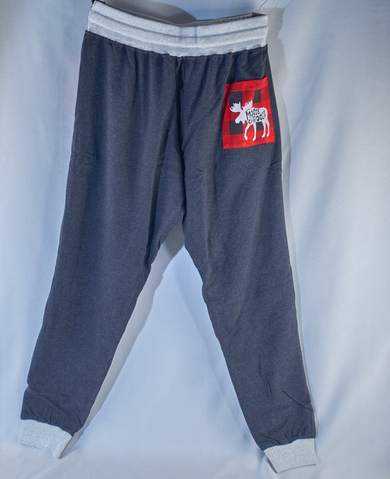 Gray and Plaid Moose Caboose Alaska Joggers