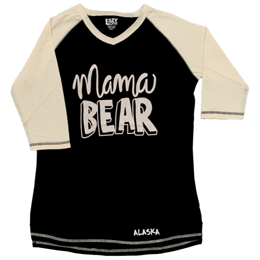 Mama Bear Alaska PJ Tee
