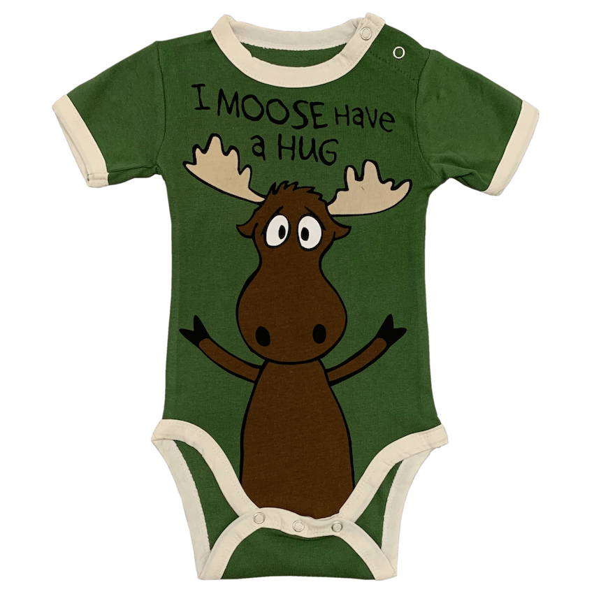 Moose Hug Alaska Onesie