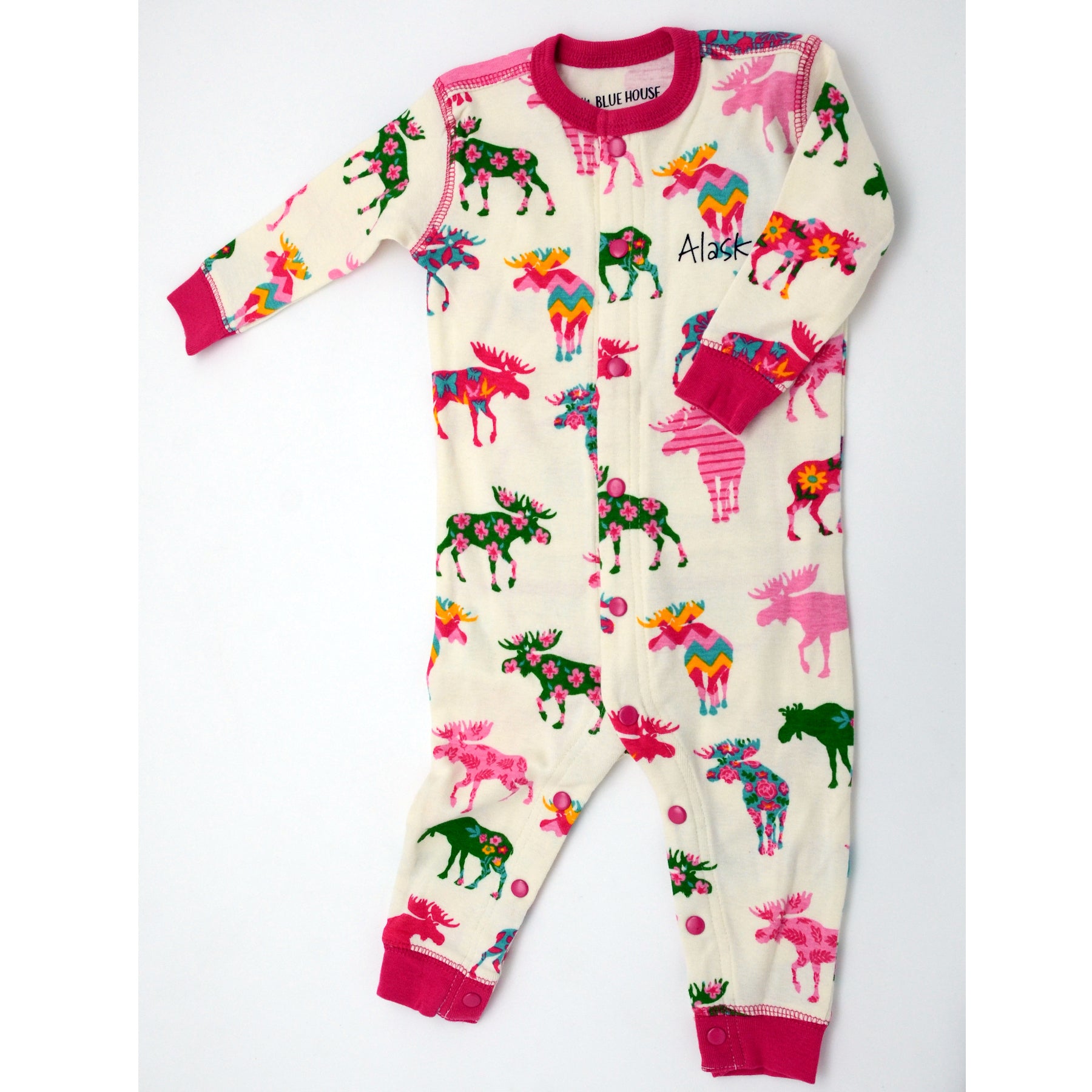 I Moose Be Dreaming Alaska Infant Union Suit