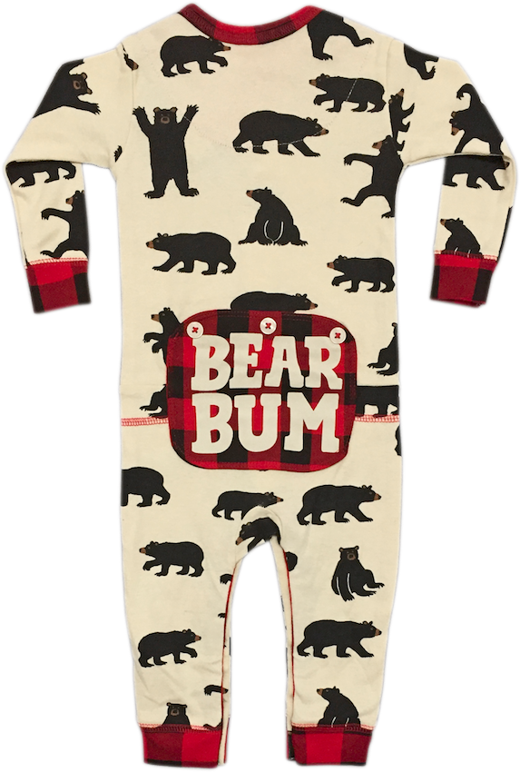 Bear Bum Alaska Infant Union Suit