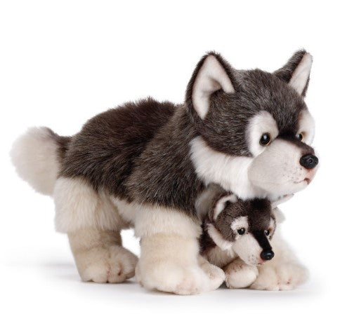 Wolf and Pup Plush