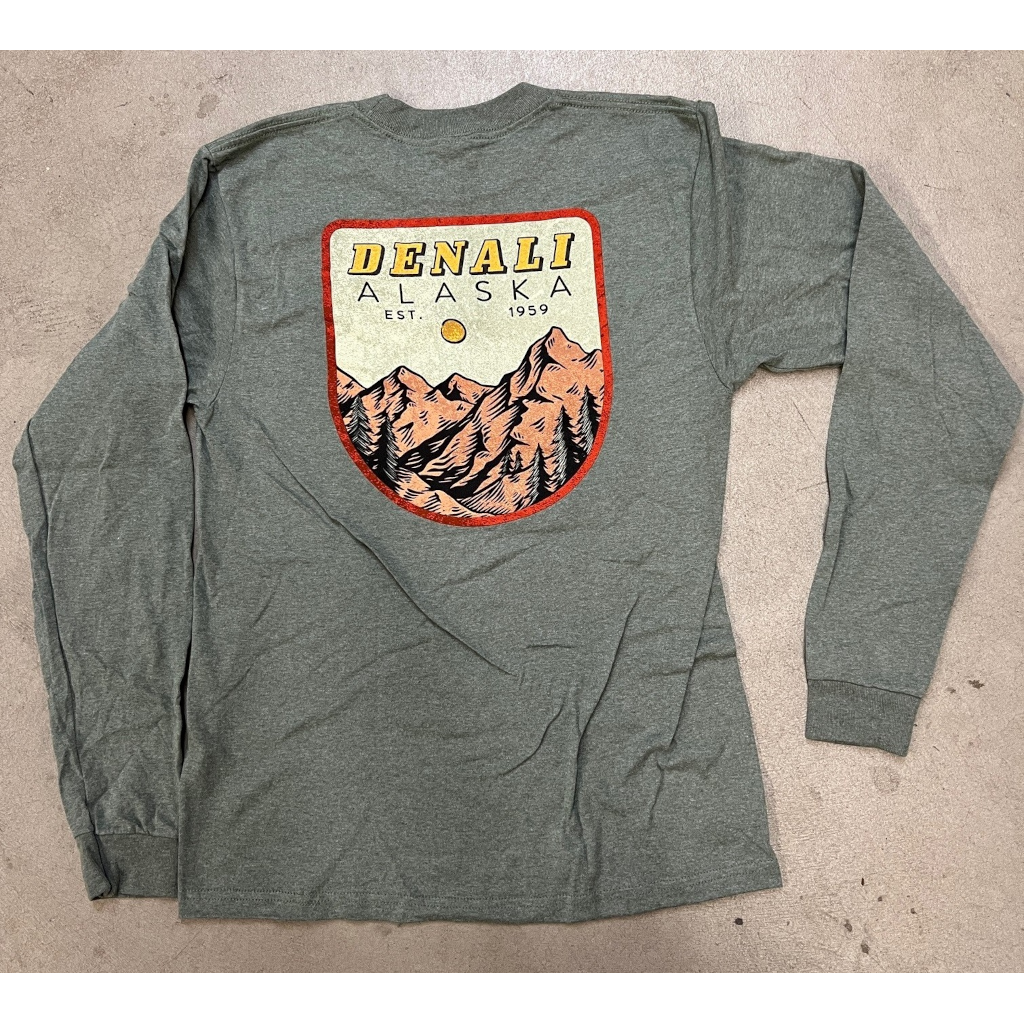 Moose Denali Alaska Long Sleeved T-shirt