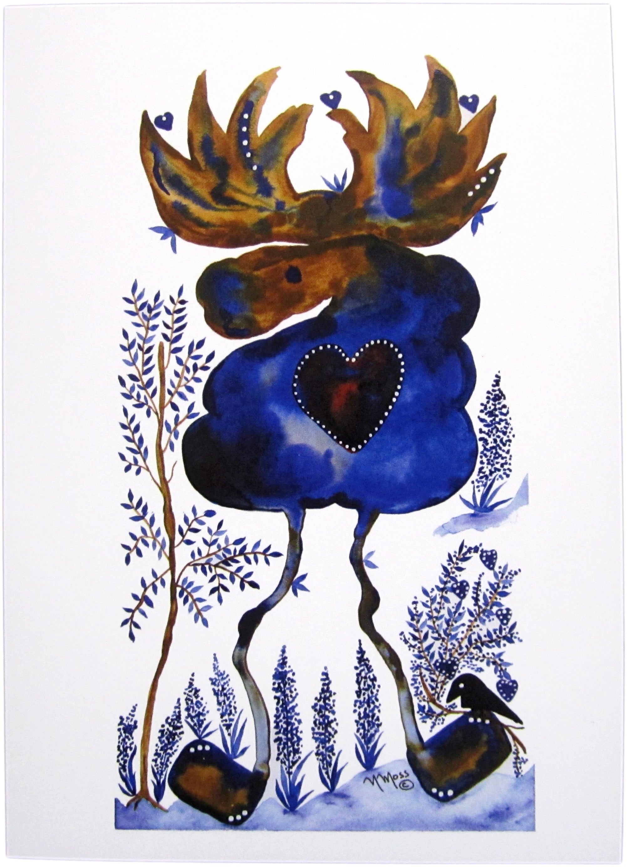 True Blue Card by Nancy Moss