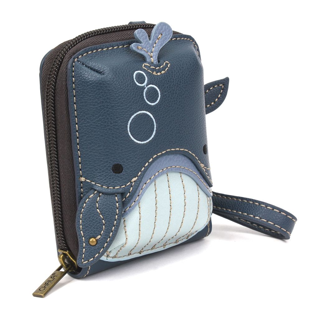 Salmon in the Wind coin purse | The Whale Museum